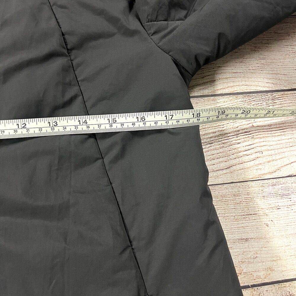 Ministry Of Supply Women’s Black Lightweight Long Puffer Jacket Size S - Picture 9 of 10